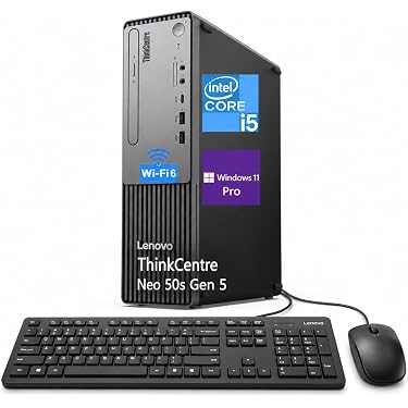 Amazon.com: Lenovo ThinkCentre neo 50s Gen 5 SFF Business Desktop